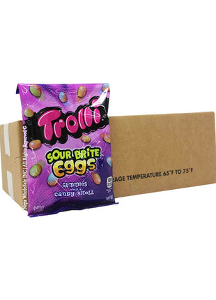 Trolli Sour Brite Eggs 12 – 4 OZ Peg Bags