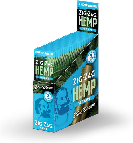 Zig Zag 2 For $0.99 Blue Dream Hemp Wrap 25 Pac