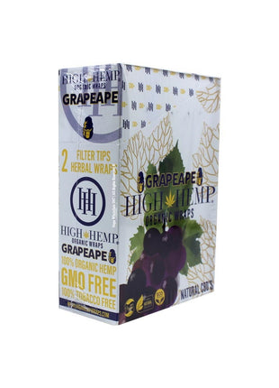 High Hemp 25CT Grapeape Organic Wraps