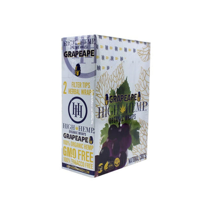 High Hemp 25CT Grapeape Organic Wraps