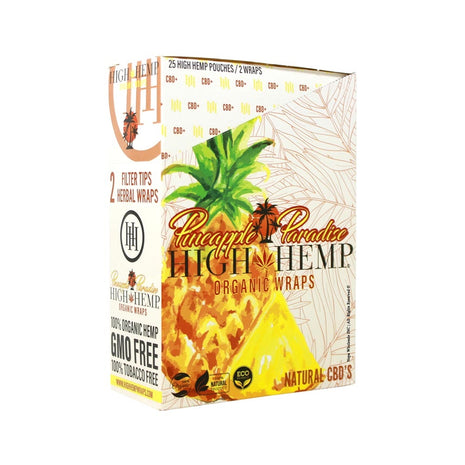 High Hemp 25CT Pineapple Paradise Organic Wraps