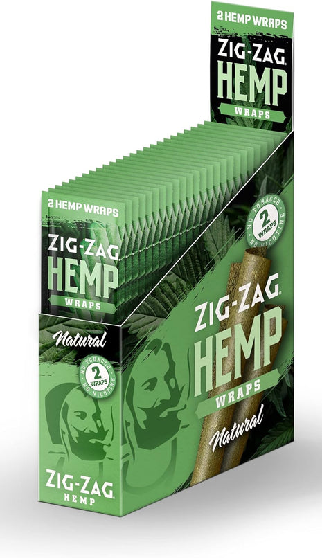 Zig Zag 2 For $0.99 Natural Hemp Wrap 25 Pack