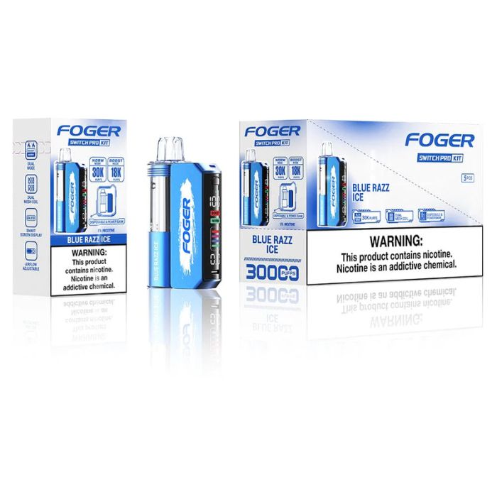 FOGER SWITCH PRO 30K PUFFS 5% NIC 19ML DISPOSABLE POD 5CT/DISPLAY