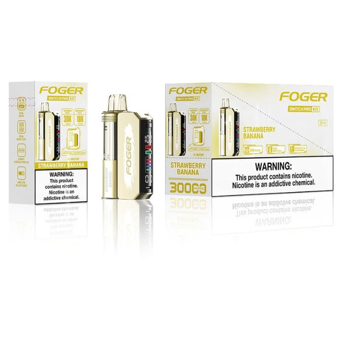 FOGER SWITCH PRO 30K PUFFS 5% NIC 19ML DISPOSABLE POD 5CT/DISPLAY