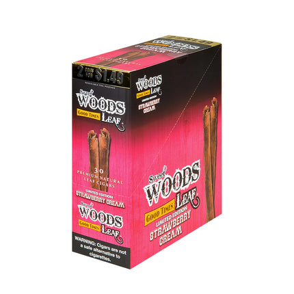 Sweet Woods 2-30Ct Wraps Strawberry Cream