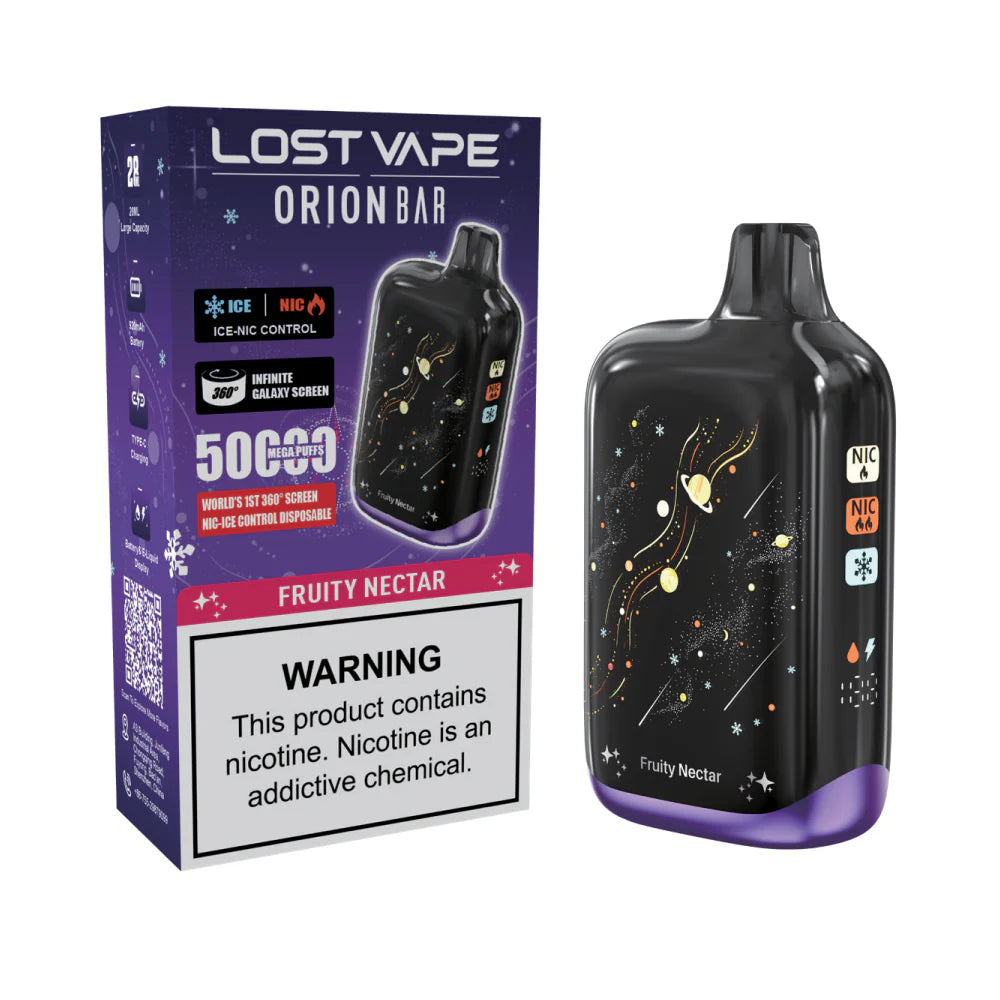 LOST VAPE ORION BAR 50K PUFFS 5% NIC 28ML DISPOSABLE 5CT/DISPLAY