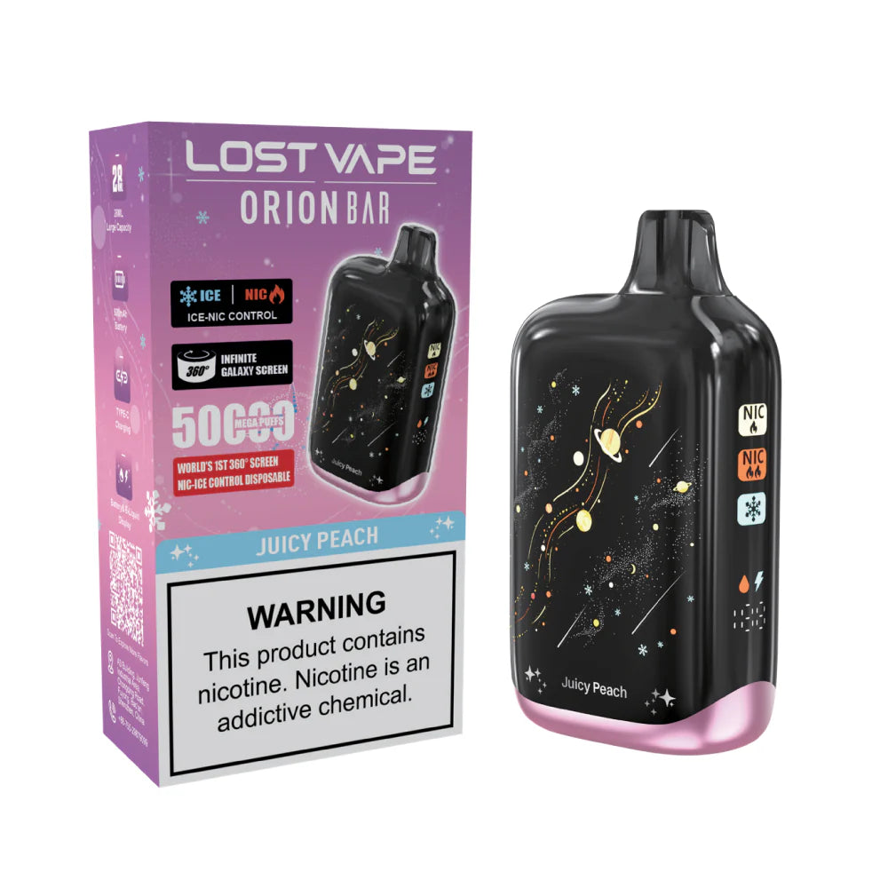 LOST VAPE ORION BAR 50K PUFFS 5% NIC 28ML DISPOSABLE 5CT/DISPLAY