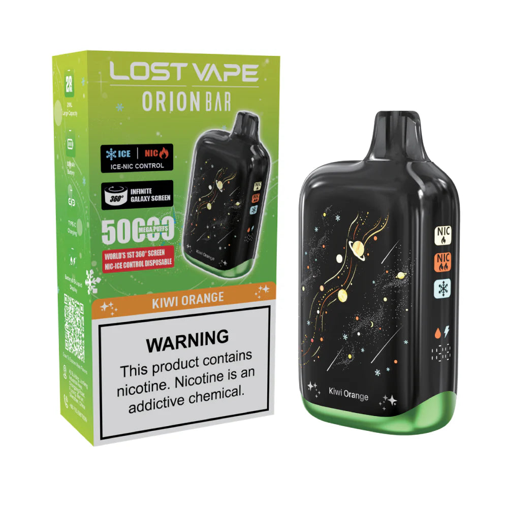 LOST VAPE ORION BAR 50K PUFFS 5% NIC 28ML DISPOSABLE 5CT/DISPLAY