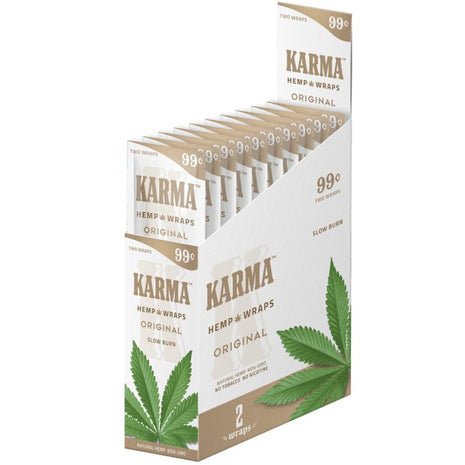 Karma 2 For $0.99 Original Hemp Wrap 25 Pack