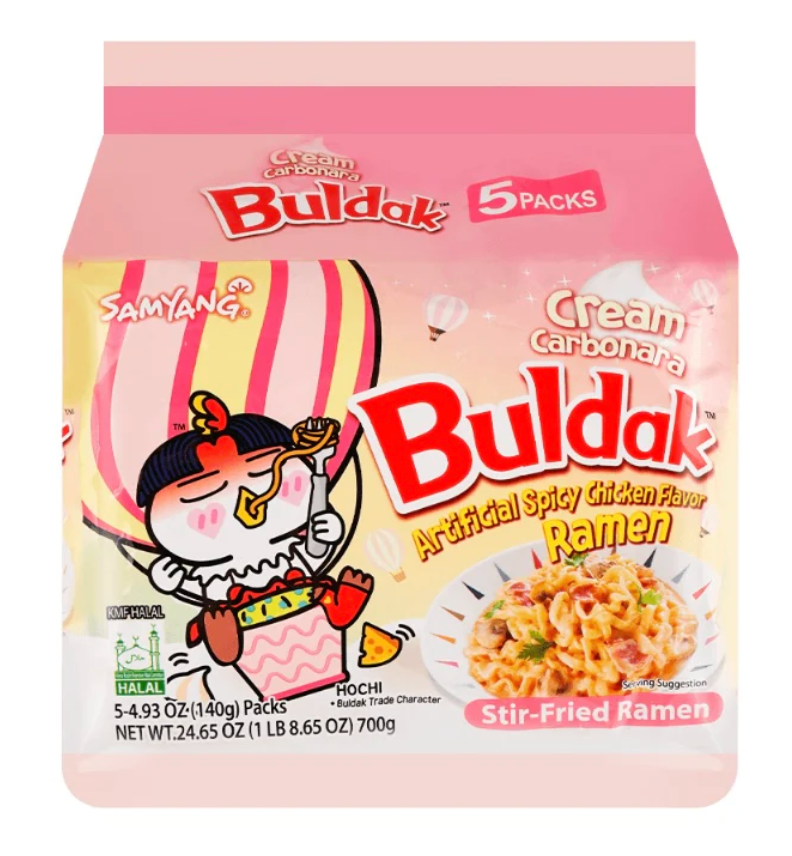 Buldak Noodle Cream Carbonara Ramen