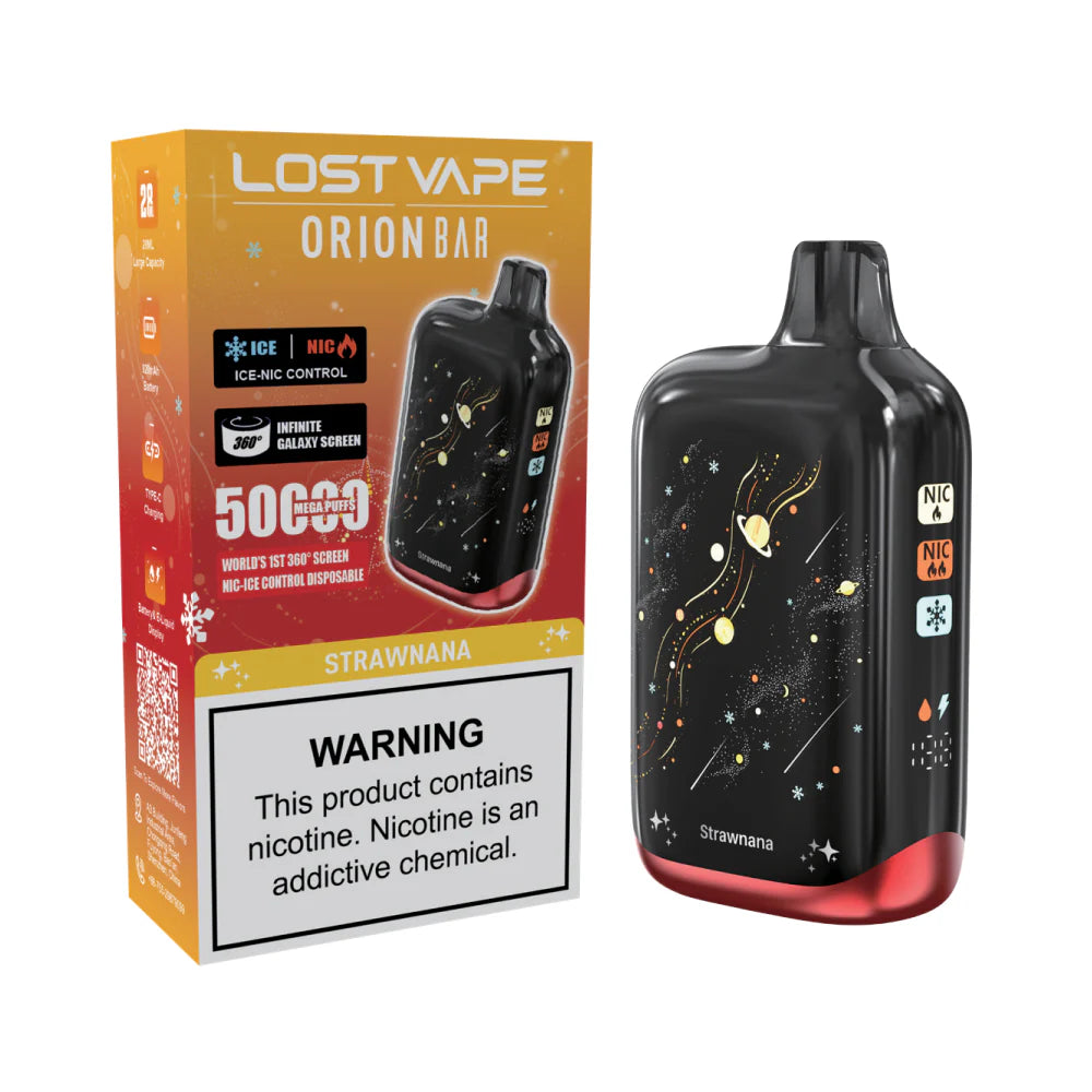 LOST VAPE ORION BAR 50K PUFFS 5% NIC 28ML DISPOSABLE 5CT/DISPLAY