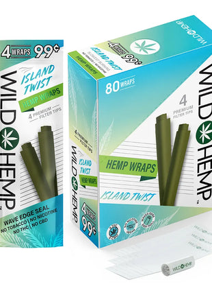 Wild Hemp 20Ct Island Twist Wraps 4 For $0.99