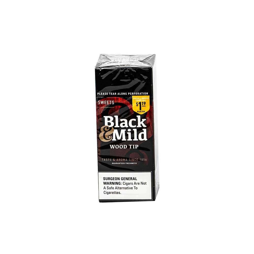 Black & Mild $1.19 Sweet Woodtip 25Ct - SBCDISTRO