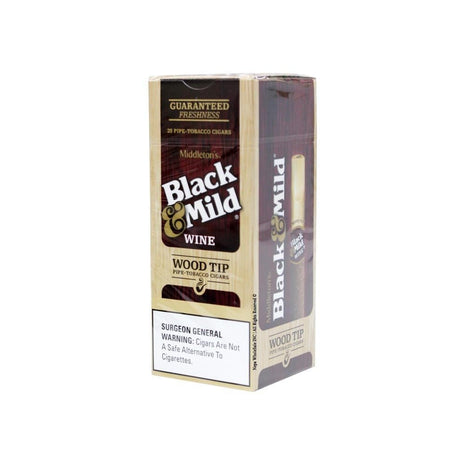 Black & Mild 25CT Wine Wood Tip - SBCDISTRO