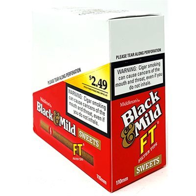 Black & Mild Filter Tip 10-5Pk Sweet $2.49 - SBCDISTRO