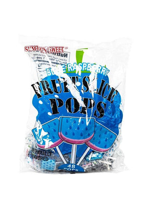 Fruit Slice Pop 48Ct Blue Raspberry - SBCDISTRO