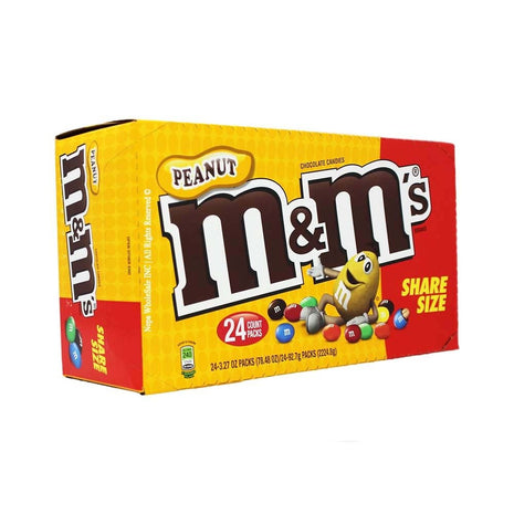 M&M 24-3.27 Oz Peanut Sharing Size - SBCDISTRO