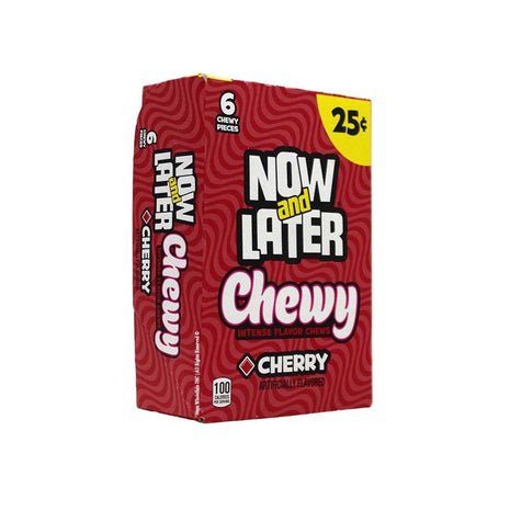 Now & Later 24-.93 Oz Chewy Cherry - SBCDISTRO