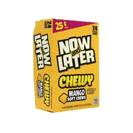 Now & Later 24-.93 Oz Chewy Mango - SBCDISTRO