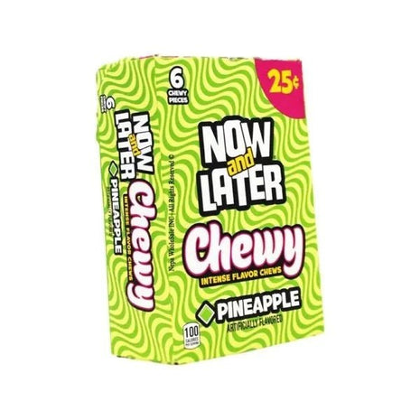 Now & Later 24-.93 Oz Chewy Pineapple - SBCDISTRO