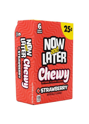 Now & Later 24-.93 Oz Chewy Strawberry - SBCDISTRO