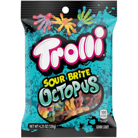 .Trolli Sour Brite Octopus 12 – 4.25 Oz Peg Bags - SBCDISTRO