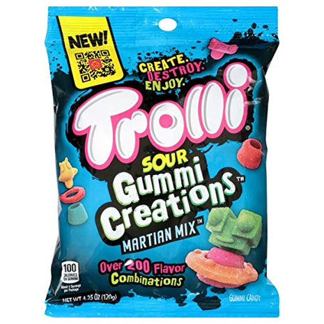 .Trolli Sour Gummi Creations 12 – 3.8 Oz Peg Bags - SBCDISTRO