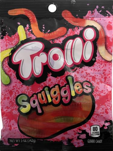 .Trolli Squiggles 12 – 5 Oz Peg Bags - SBCDISTRO