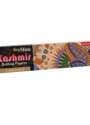 Kashmir Rolling Paper King Slim Unbleached 32ct Papers - SBCDISTRO