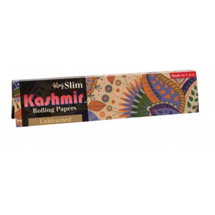Kashmir Rolling Paper King Slim Unbleached 32ct Papers - SBCDISTRO