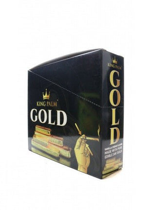 King Palm - Mini Size With Arcylic Packing Stick - Vanilla Gold - 15ct Pouches - SBCDISTRO