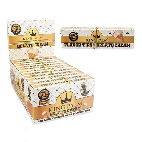 King Palm Paper With Flavored Tip King Size - 32pk - 24ct - SBCDISTRO