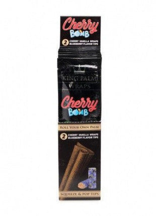 King Palm Wraps With Flavor Tips - Cherry Bomb - 15ct - SBCDISTRO