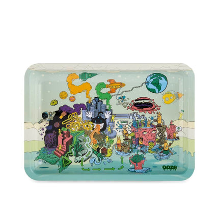 Ooze Large Metal Rolling Tray - SBCDISTRO