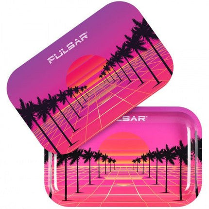 Pulsar Magnetic Rolling Tray Lid 11"X7" - Sunset - SBCDISTRO