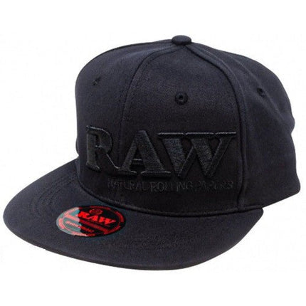 Raw Baseball Cap With Poker Holder Snap Black, Black On Black - SBCDISTRO