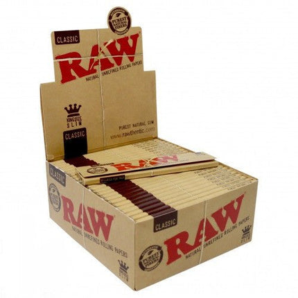 Raw Classic - King Size Slim 50 Ct/display - SBCDISTRO