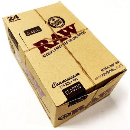 Raw Connoisseur 1 1/4 Size Tips Classic - SBCDISTRO