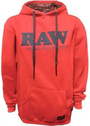 Raw Red Hoddie With Black And Red Logo - SBCDISTRO