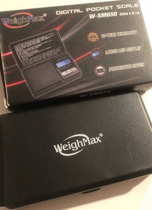 Weighmax W-sm650 Digital Pocket Scale 650 X 0.1g (100pcs/ctn $3.50/ea) - SBCDISTRO