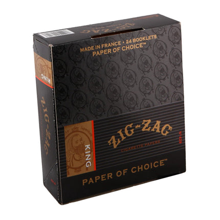Zig Zag Cigarette Paper Black King Size 24ct - SBCDISTRO