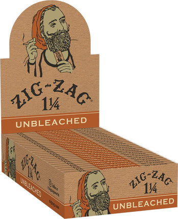 Zig Zag Slow Burning Unbleached 1 1/4 - SBCDISTRO